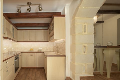 A fully equipped kitchen for culinary wonders.