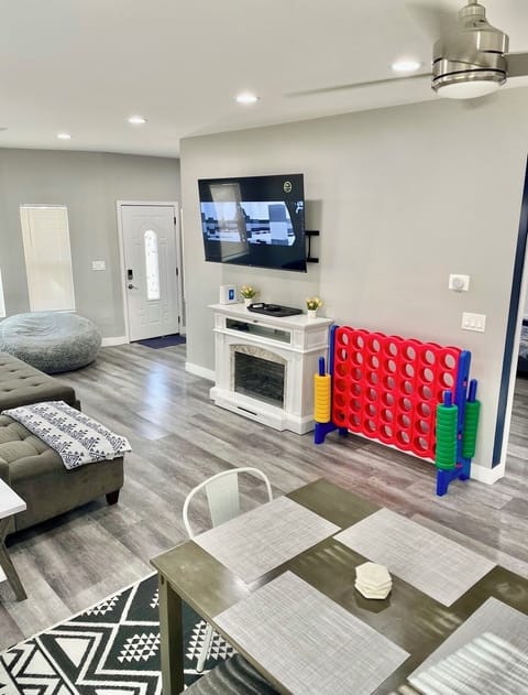 Living room dining room area