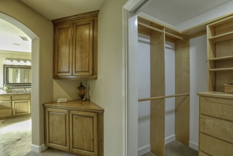 Hallway - Elaborate closet space.