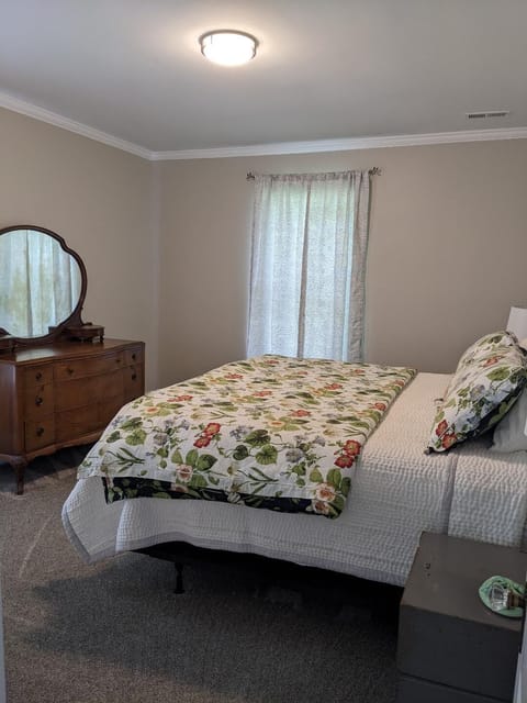 King bedroom on first floor 