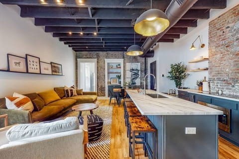 Living Room: Welcome to our newly remodeled living room! It's the perfect spot to spend quality time with family and friends.