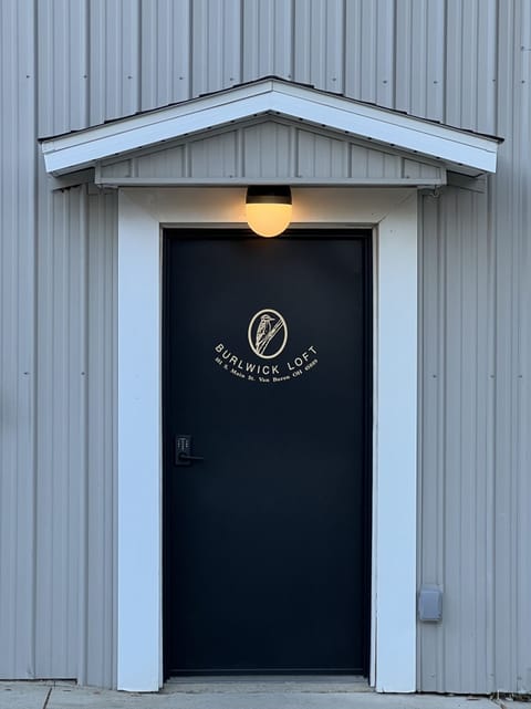 Burlwick Loft street level front door