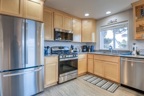 Kitchen with Gas Stove