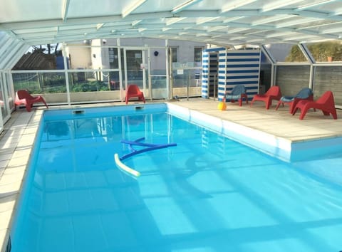 Indoor pool, a heated pool