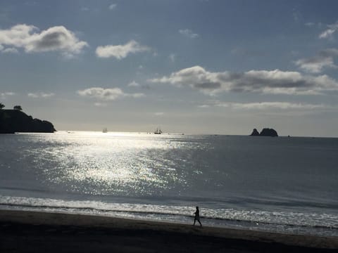 Beach nearby, sun loungers, beach towels