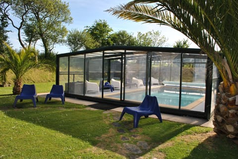 Indoor pool, outdoor pool