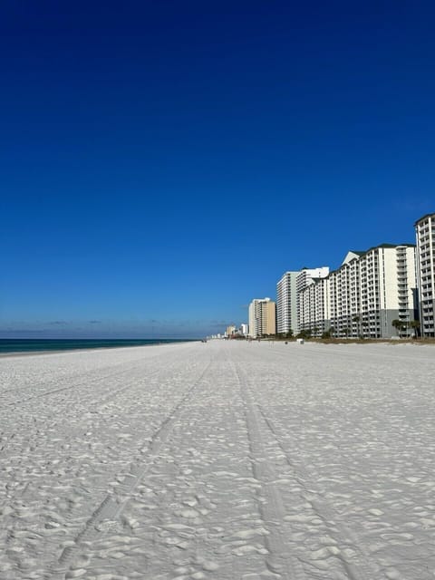 On the beach