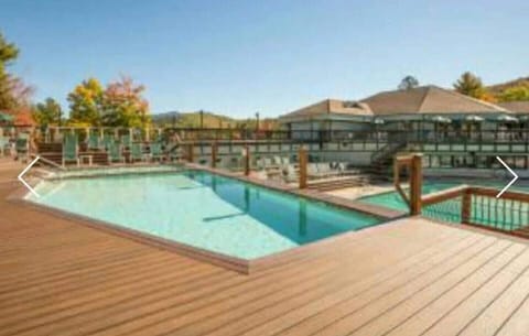 Indoor pool, outdoor pool