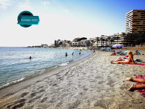 Sun loungers, beach towels