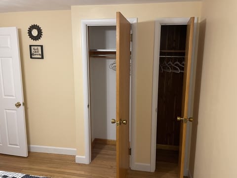 Closet space in Queen Room