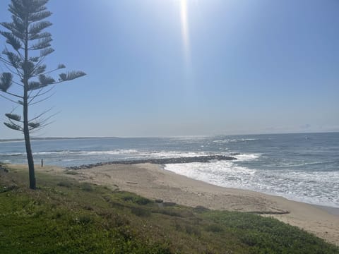 On the beach