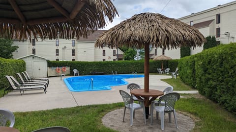 Indoor pool, outdoor pool