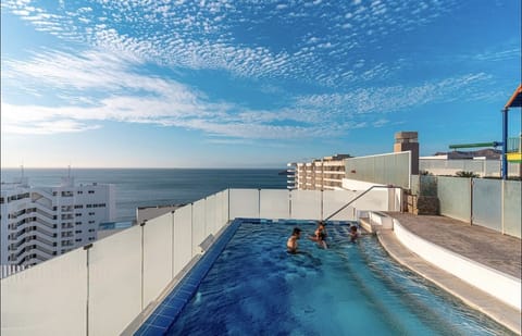 Indoor pool, outdoor pool