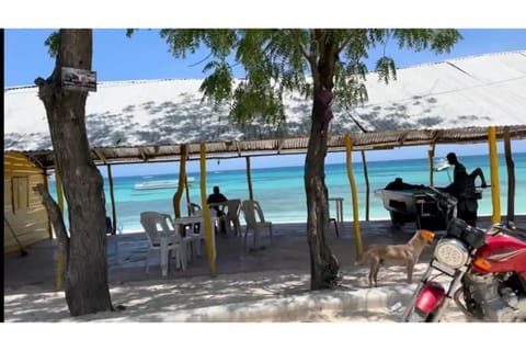 Beach nearby, sun loungers, beach towels