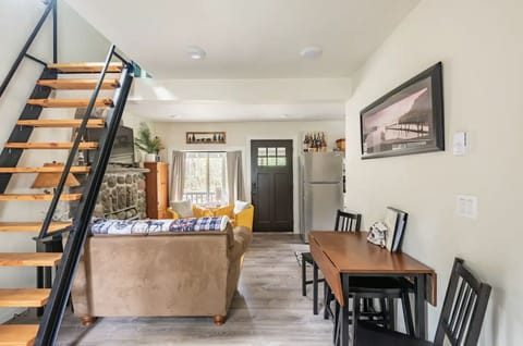 VIEW FROM BACK DOOR OF COTTAGE