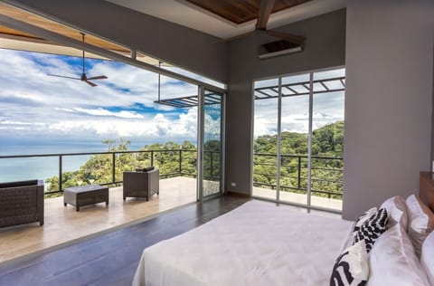 Suite #2 with its own private patio and ocean views (en suite bathroom).