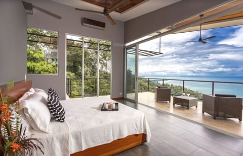 Suite #1 with its own private patio and stunning ocean views (en-suite bathroom)