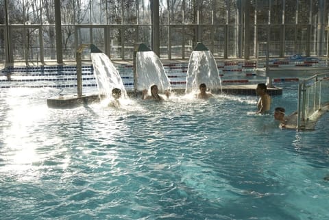 Indoor pool, a heated pool