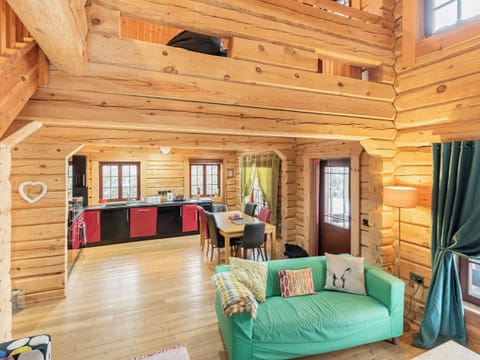 Living area | Ty Ceirios - Dwr Y Felin Log Cabins, Carno