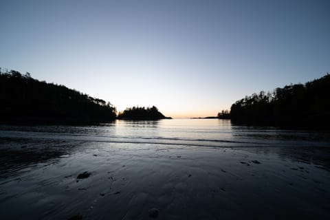 On the beach