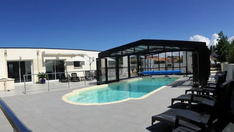 Indoor pool, outdoor pool