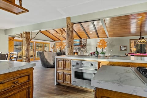 Fully equipped kitchen space is the perfect place to make a memorable meal.