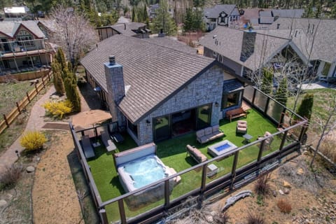 Drone shot of our deck.