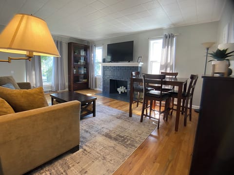 Whether you're curling up with a book in the cozy reading nook, enjoying a movie night or family game night, it’s an invitation to kick back and stay a while