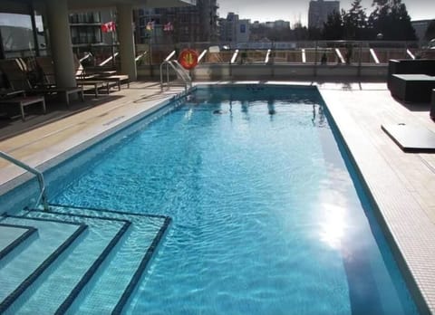 Indoor pool, outdoor pool