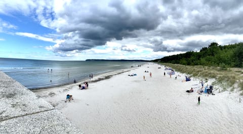 On the beach