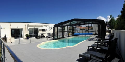 Indoor pool, outdoor pool