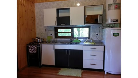 Fridge, microwave, oven, cookware/dishes/utensils