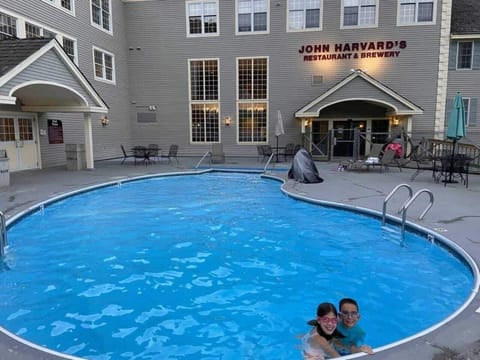 Indoor pool, a heated pool