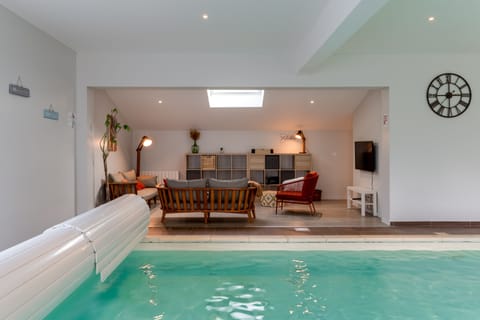 Indoor pool, a heated pool