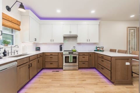 Enter the Townhouse from Covered Parking into the Main Level Kitchen