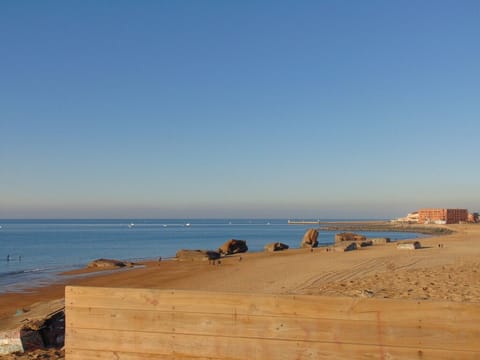 On the beach