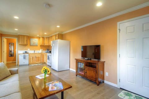 Smart TV with cable service and we also have a netflix and Spotify account set up and available for you to use.