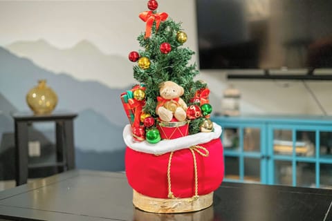 A cozy touch of Christmas.