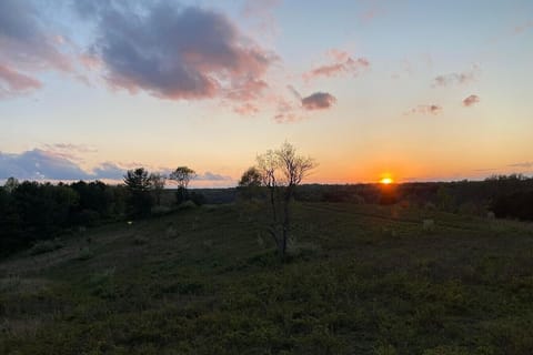 Sunsets views from the wraparound porch