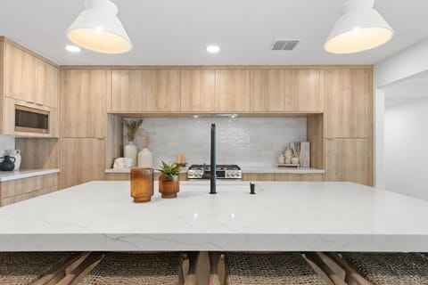 Gorgeous Kitchen Island in state of the art chef's kitchen.