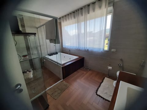 Bathtub, jetted tub, hair dryer, bidet