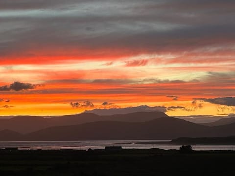 Sunset from view from house.