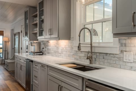 Modern Aesthetics Bayfront Bungalow Kitchen