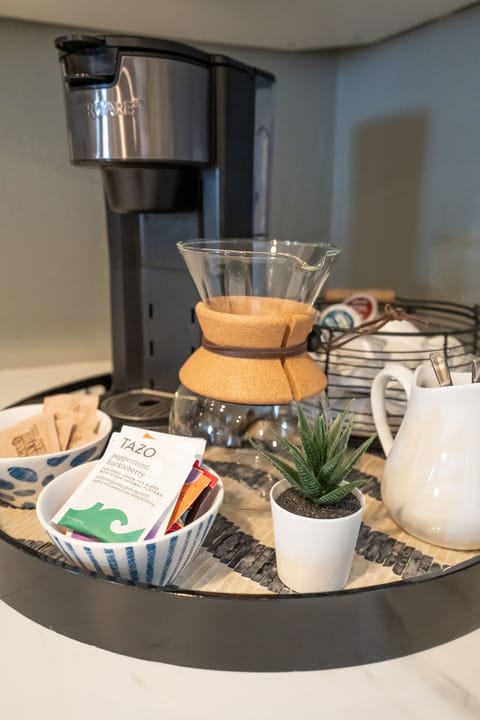 Coffee, Tea, Creamer and Sugar