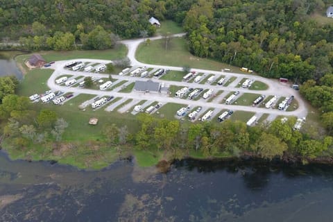 Lot access for the White River boasts water access just off RV lots.