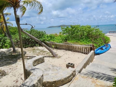 Sun loungers, beach towels