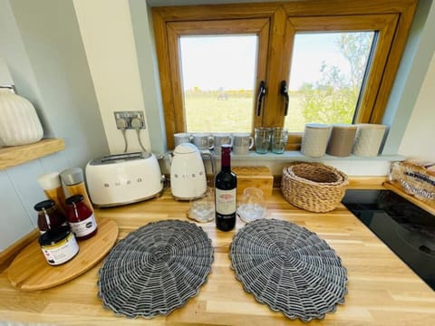 Warm, cosy Shepherds Hut near coastal path! Cabin in Wales