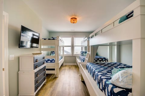 8 bedrooms, iron/ironing board, travel crib, WiFi