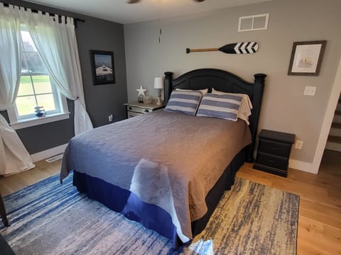 Bedroom 1 - Captain's Quarters, sleeps 2.