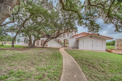 Back of main house and part of oak grove